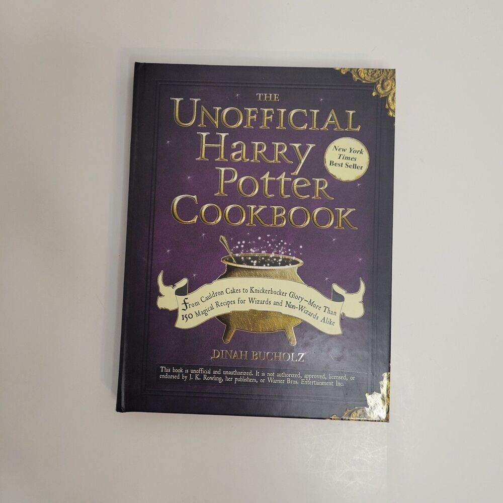 The Unofficial Harry Potter Cookbook Dinah Bucholz Hardcover Like New